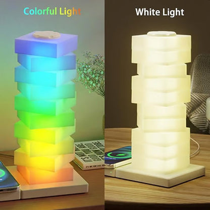 DIY Atmosphere Colorful Night Light With Wireless Charging