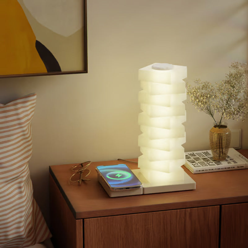 DIY Atmosphere Colorful Night Light With Wireless Charging