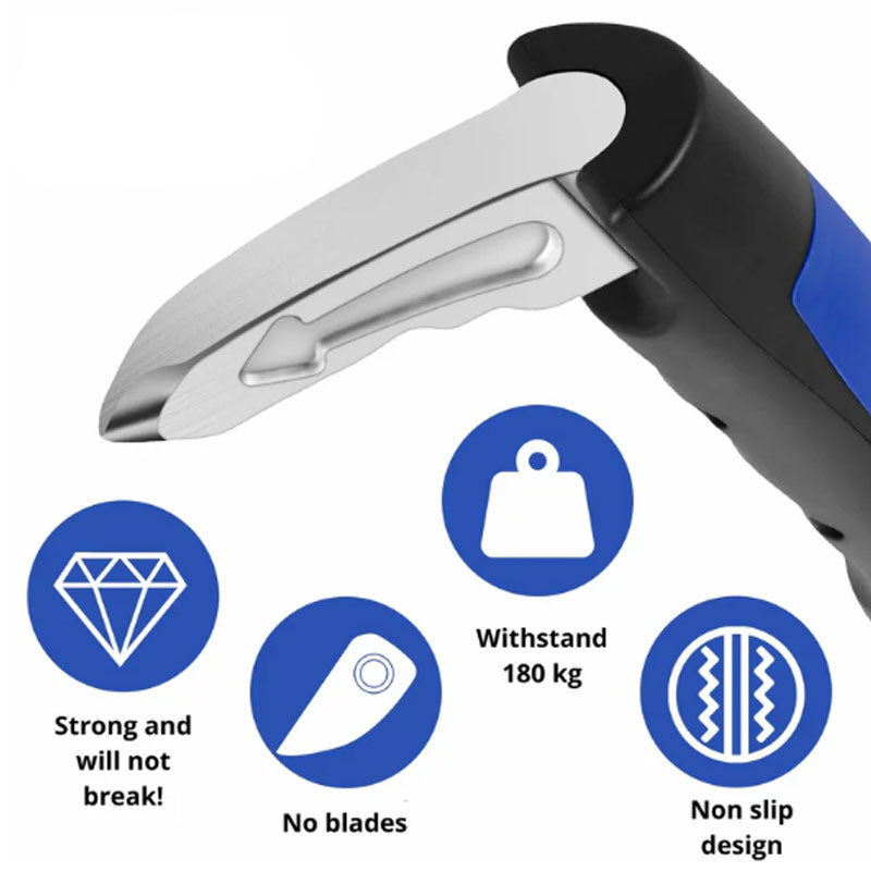 Vehicle Support Handle with Window Breaker