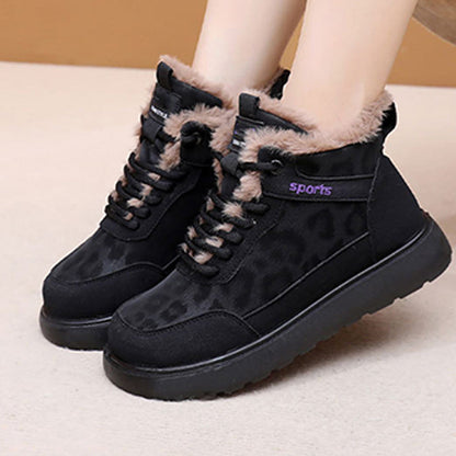 Women's Plush-Lined Warm Snow Boots