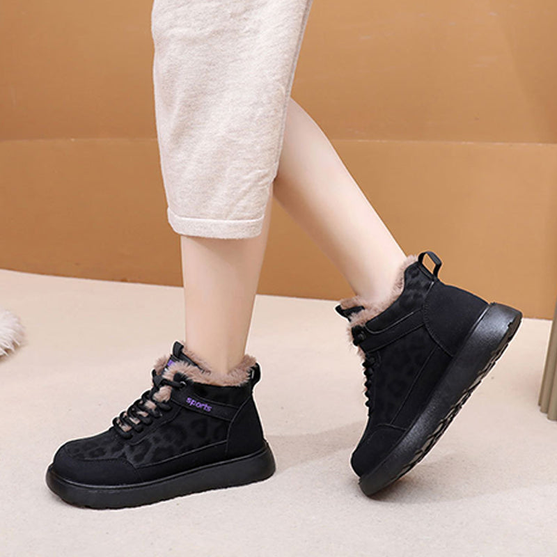 Women's Plush-Lined Warm Snow Boots