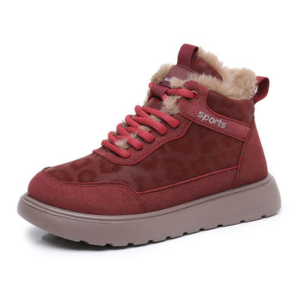 Women's Plush-Lined Warm Snow Boots