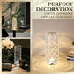 Touching Control Rose Crystal Lamp