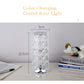 Touching Control Rose Crystal Lamp