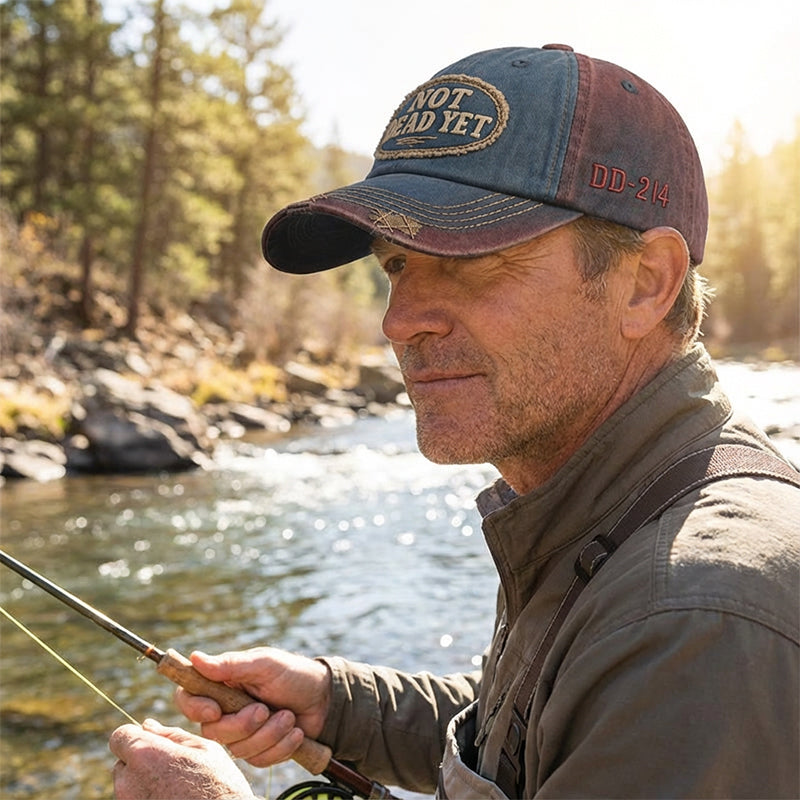 🔥NOT DEAD YET Vintage Washed Baseball Cap