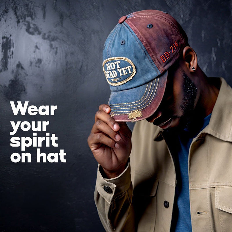 🔥NOT DEAD YET Vintage Washed Baseball Cap