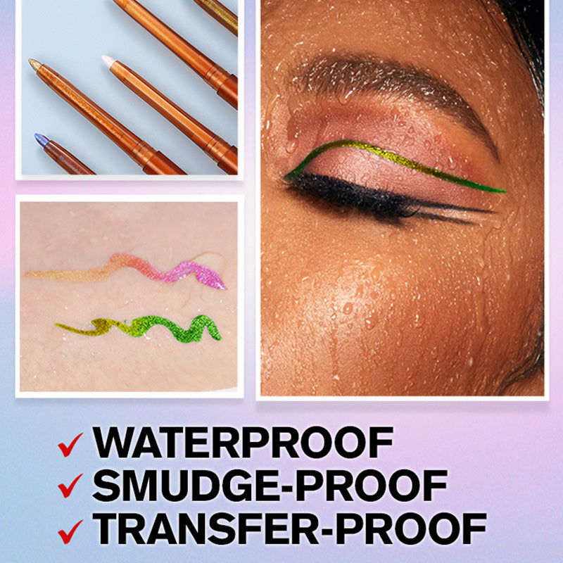 Glitter Intense Color Shifting Colorful Gel Eyeliner Pencil