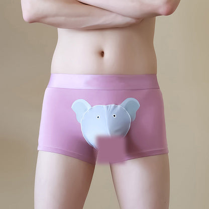 Men's Breathable Boxer Briefs with 3D Pouch