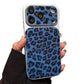 Frosted Leopard Print Shockproof Phone Case