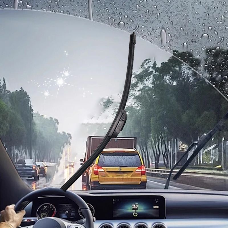 Universal U-Shape Boneless Windshield Wiper Blades for Car
