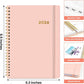 2026 Spiral Bound A5 Planner with Monthly Tabs