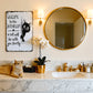 Cute Cat Bathroom Decor Sign