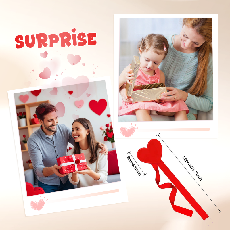 Heart Pattern Decorative Bow for Home & Party