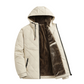 Men's Plush-Lined Hooded Winter Jacket