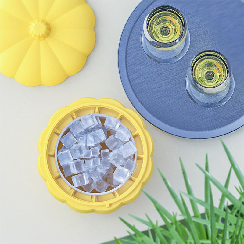 2-in-1 Pumpkin Ice Cube Maker & Ice Bucket
