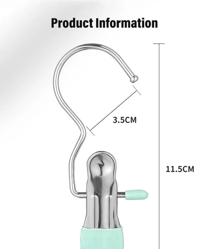 🏆Flash Sale⚡ 50K+ SOLD! Almost Gone-💥Stainless steel hanging hooks/clips