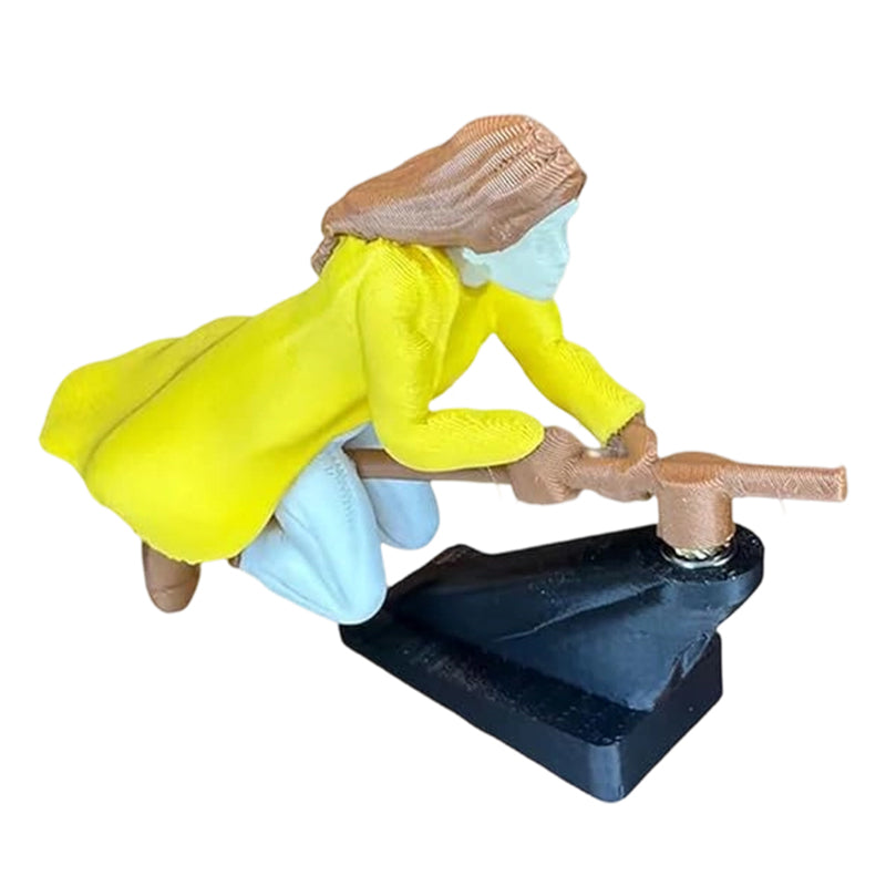 Magical Broomstick Car Dashboard Ornament