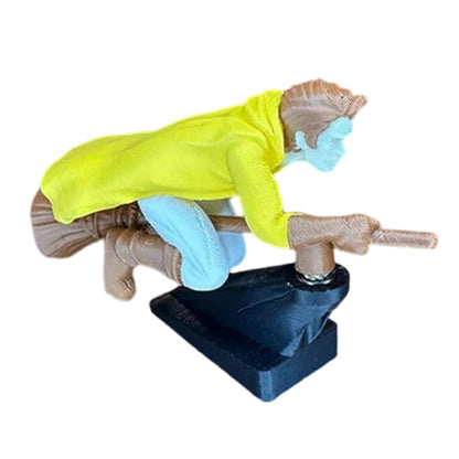 Magical Broomstick Car Dashboard Ornament
