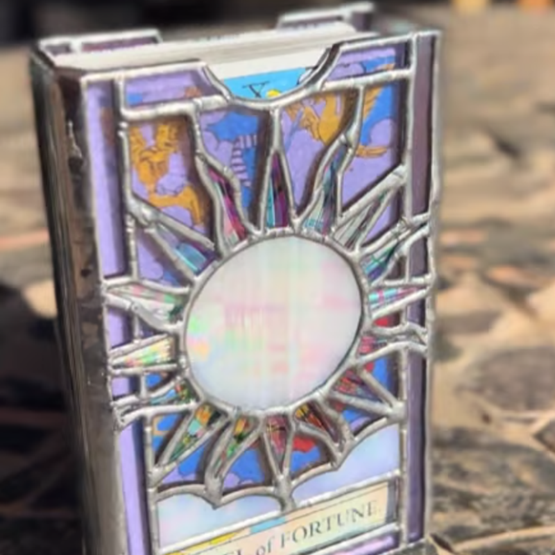 Mystical Iridescent Tarot Deck Holder