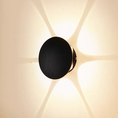 Modern LED Wall Sconce with Geometric Light Effect