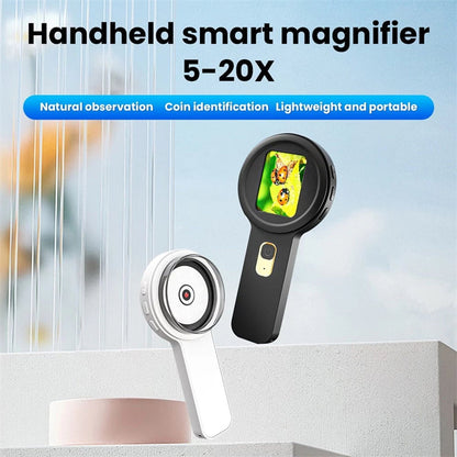 20X Handheld Magnifying Glass with 2" IPS Screen
