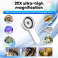 20X Handheld Magnifying Glass with 2" IPS Screen