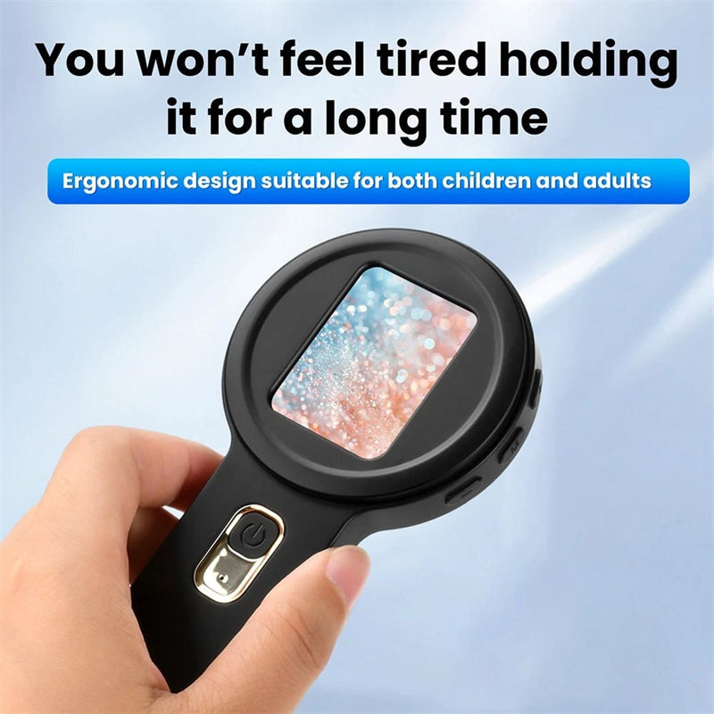 20X Handheld Magnifying Glass with 2" IPS Screen