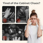 Drill-Free Pull-Out Cabinet Organizer