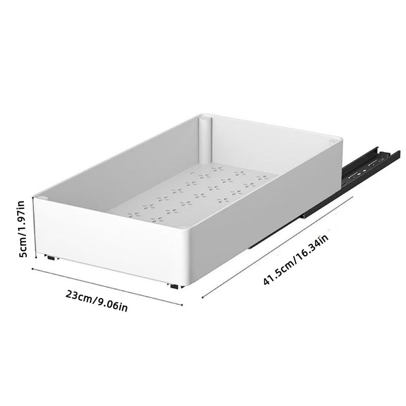 Drill-Free Pull-Out Cabinet Organizer