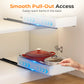 Drill-Free Pull-Out Cabinet Organizer