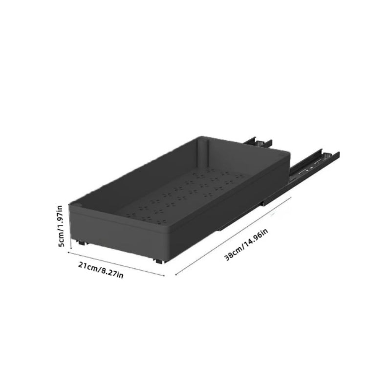 Drill-Free Pull-Out Cabinet Organizer