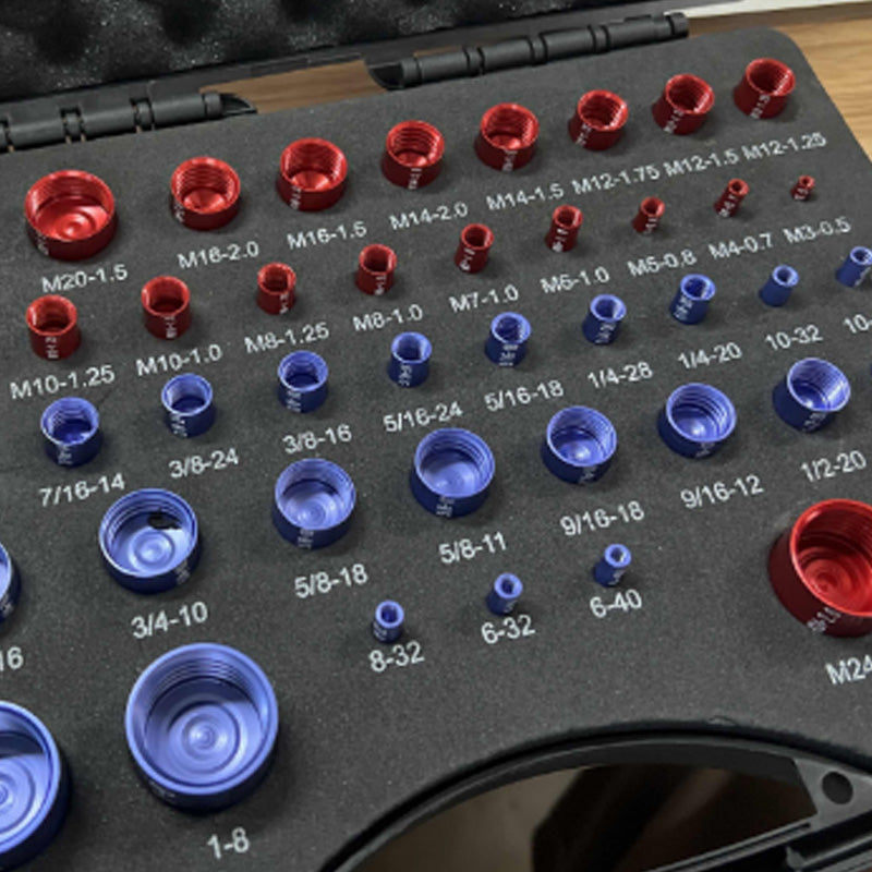 Nut & Bolt Thread Checker Kit for Inspection of Fixed Bolts or Threaded Holes