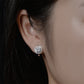 Brilliant Faux Moissanite Hoop Earrings for Women