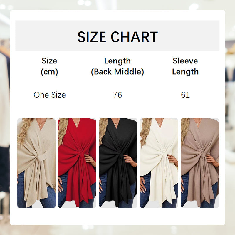 Women’s Cross Front Shawl Wrap