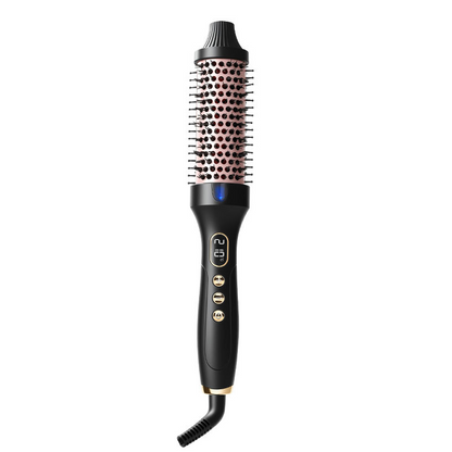 2-in-1 Hair Straightener & Curler Heated Comb