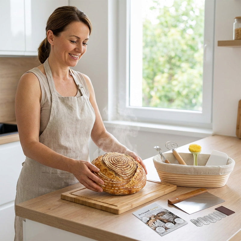 Oval/Round Bread Proofing Basket and Tool Set