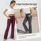 Women's High Waisted Stretchy Flare Pants
