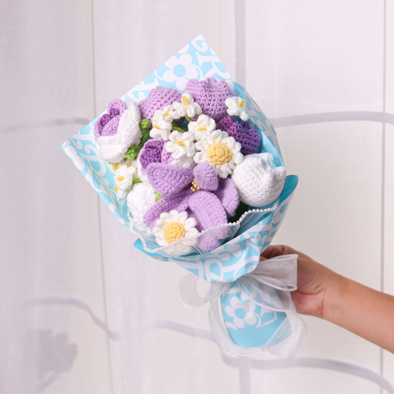 Handmade Crochet Flower Bouquet