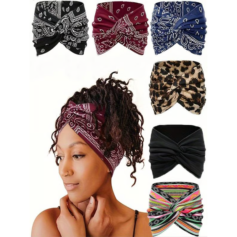 Wide Elastic Hair Band