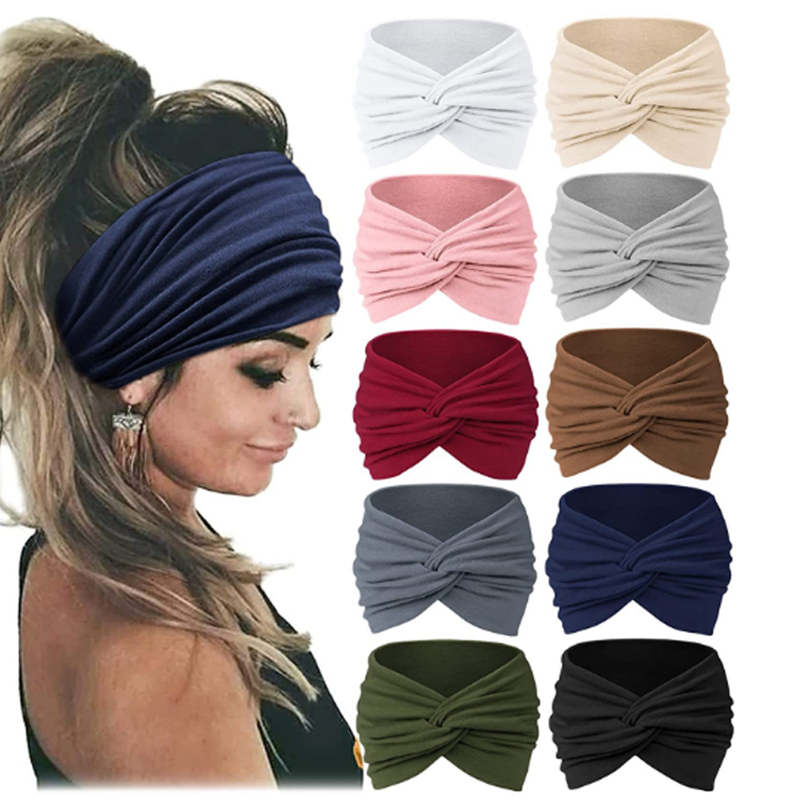 Wide Elastic Hair Band