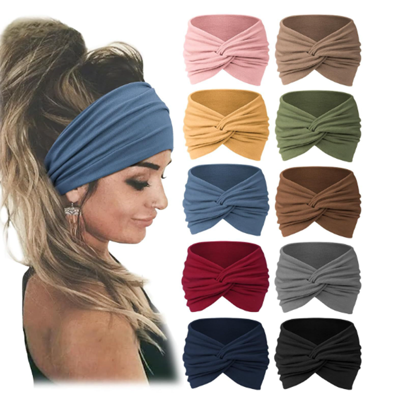 Wide Elastic Hair Band