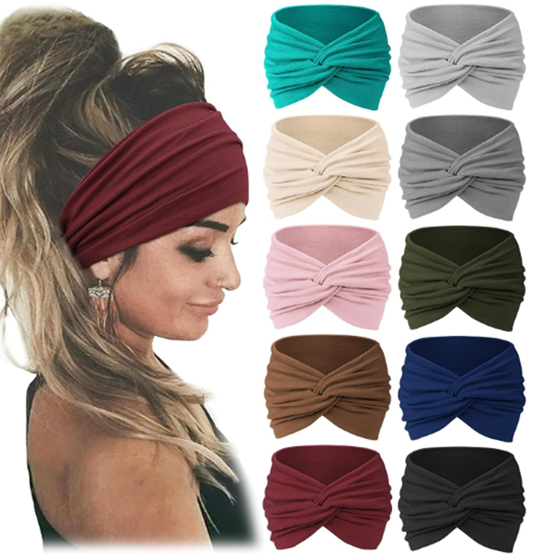 Wide Elastic Hair Band