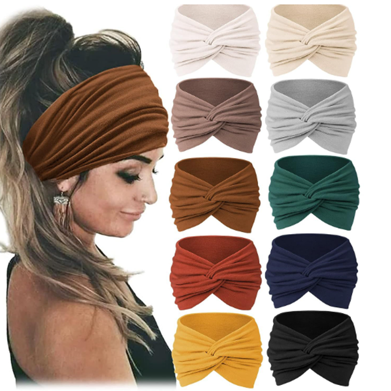 Wide Elastic Hair Band