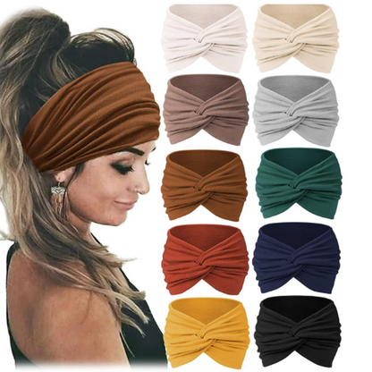Wide Elastic Hair Band