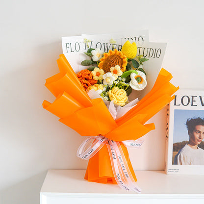 🔥Handmade Delicate Crochet Flower Bouquet