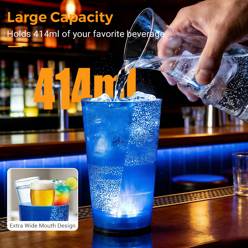 Water-Activated LED Light-Up Cup