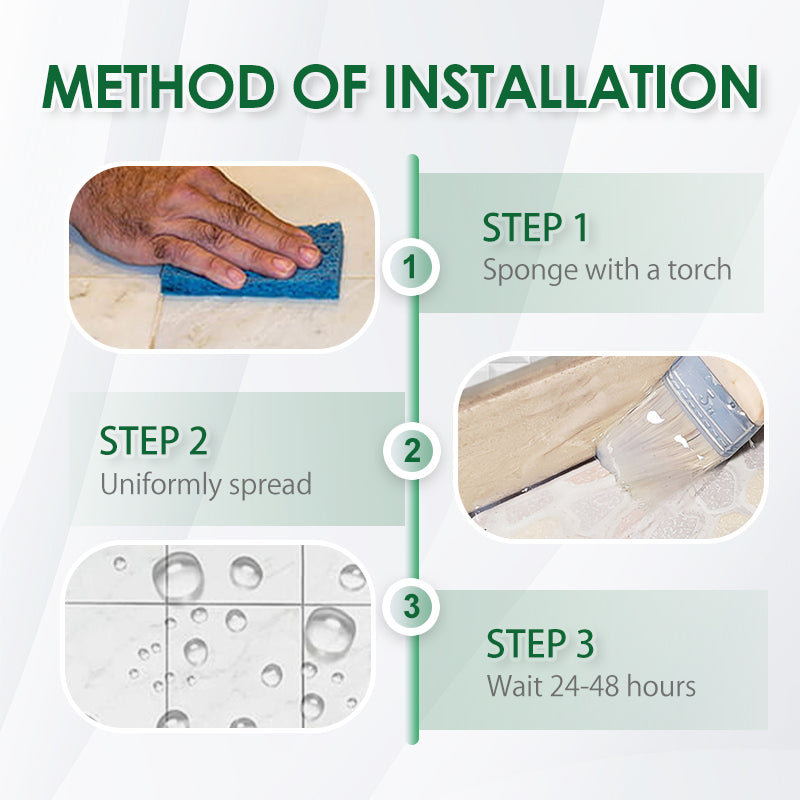💧🖌️ Transparent Waterproof Sealant – brush-on clear barrier seals small leaks & cracks. No demolition, keeps original look! 🏠✅