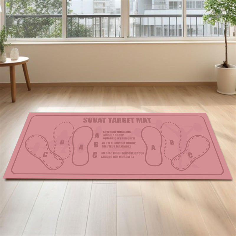 Non-Slip Diatomaceous Earth Squat Target Mat