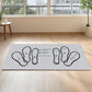 Non-Slip Diatomaceous Earth Squat Target Mat