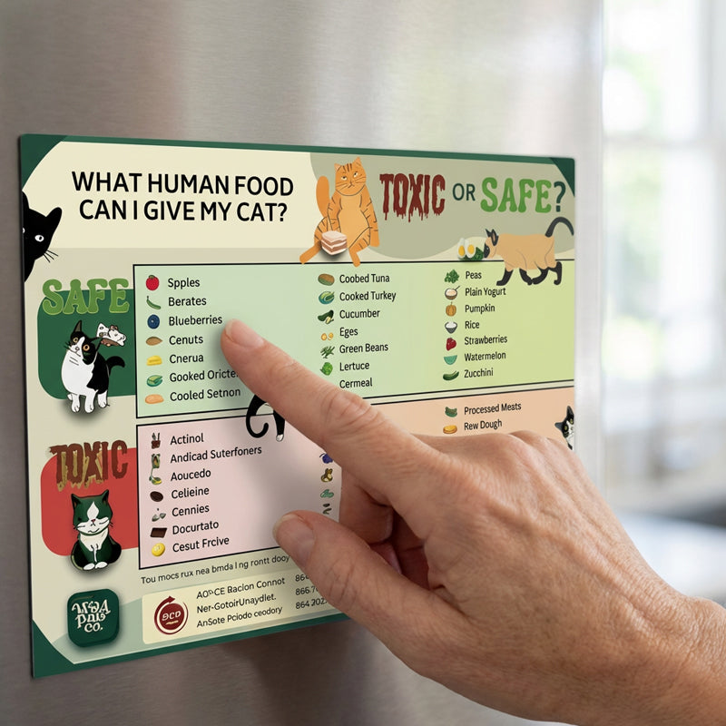 Cat Food Safety Guide Magnet